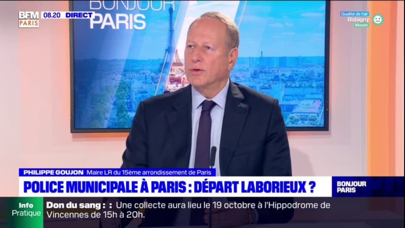 Pour Philippe Goujon, les policiers municipaux n'ont pas forcément d'avantages à exercer dans la capitale