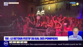 Paris: le retour festif du bal des pompiers