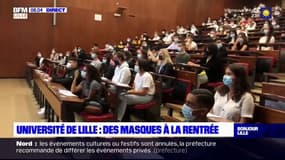 L'Université de Lille distribue des masques aux étudiants dans ses kits de rentrée