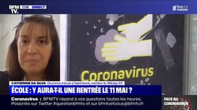 Coronavirus: "Moi j'ai des parents d'élèves qui sont morts, donc on peut pas dire on va faire un pari sur la santé", raconte cette directrice d'école
