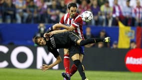 Neymar face à Juanfran en 2014
