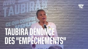 Parrainages: Christiane Taubira dénonce un "empêchement" de sa candidature par certains élus