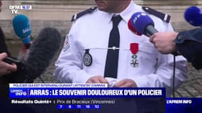 "On ne pensait pas que ça pouvait arriver à Arras": Les policiers qui ont maîtrisé le terroriste qui a tué Dominique Bernard le 13 octobre dernier ont été distingués par Gérald Darmanin  