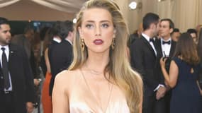 Amber Heard lors du Met Gala de New York le 2 mai 2016