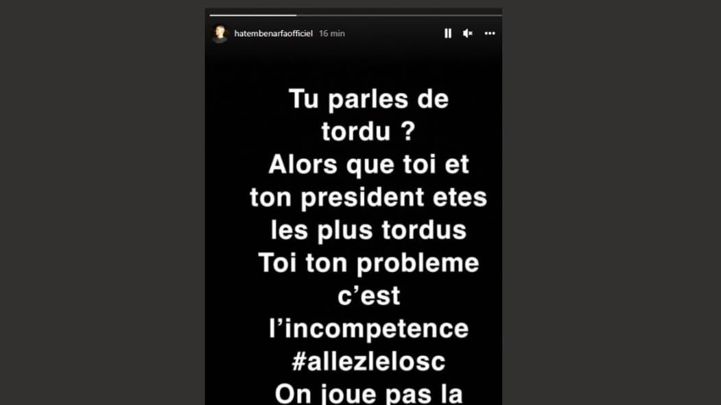Le message de Ben Arfa