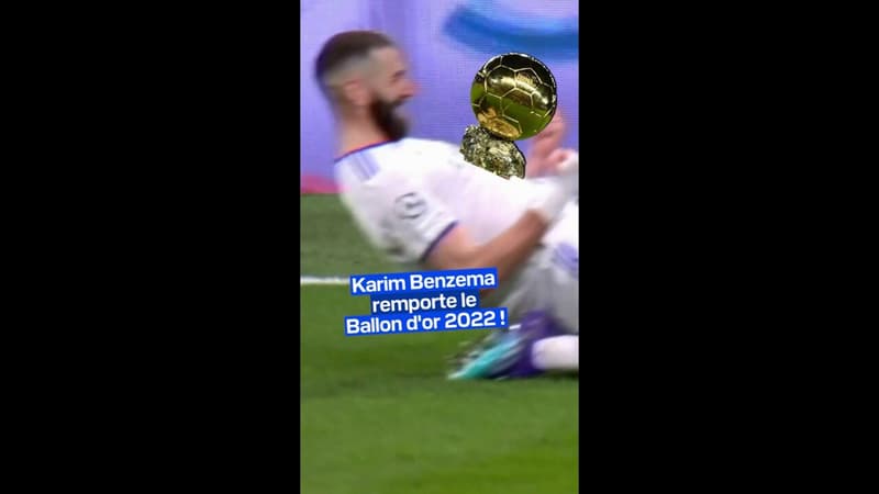 Karim Benzema remporte le Ballon d'or 2022