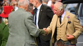 Charles III à Braemar (Écosse) le 2 septembre 2023