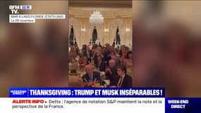 Donald Trump et Elon Musk célèbrent Thanksgiving ensemble à Mar-a-Lago (Floride) 