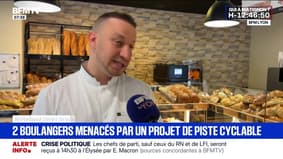 Installés depuis 10 ans près de Lyon, le commerce de ces deux boulangers risque d'être rasé pour la construction d'une piste cyclable