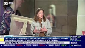 La pépite : Terramano est une entreprise spécialisée dans la maçonnerie à base de terre crue et d'enduits à l'argile ou à la chaux par Lorraine Goumot - 26/05