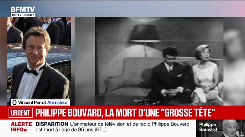 Mort de Philippe Bouvard: "C'est quelqu'un sur qui vous pouviez compter dans toutes les circonstances", assure Vincent Perrot, journaliste et animateur