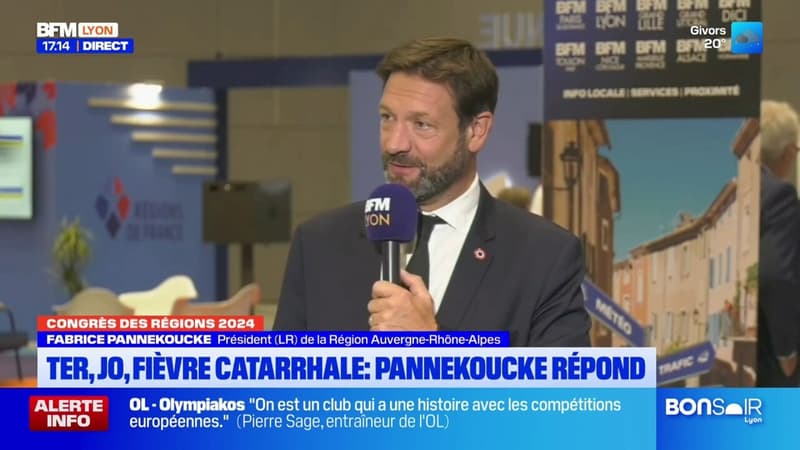 Auvergne-Rhône-Alpes: le président (LR) de la région s'exprime sur le développement économique des entreprises (1/1)