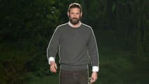 Le styliste Stefano Pilati au défilé de la collection homme automne-hiver 2025 d'Ermenegildo Zegna, janvier 2015