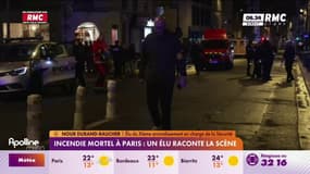 Incendie mortel à Paris : un élu raconte la scène