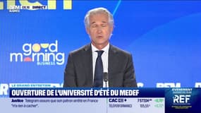 Le Grand entretien : Ouverture de l'Université d'été du Medef - 26/08