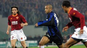 Stéphane Dalmat avec l'Inter Milan face à l'AS Rome - le 04/03/2001