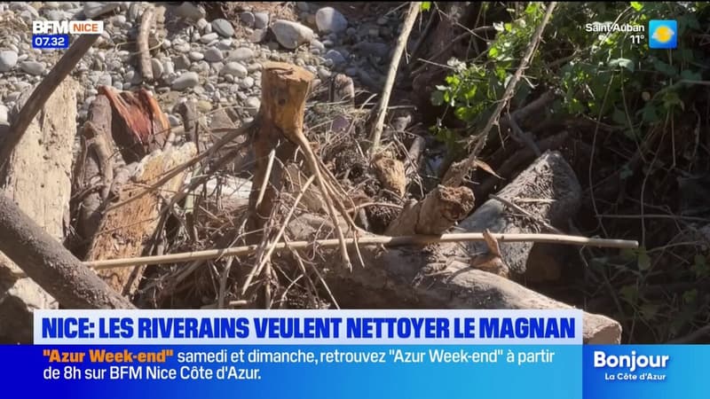 Nice: les riverains demandent le droit de nettoyer le Magnan après les intempéries