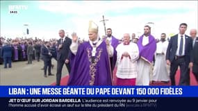 Voyage du pape au Liban: les images de la messe en pleine air devant 150.000 personnes