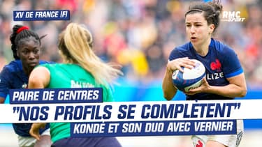 XV de France (F): "Nos profils se complètent" Kondé analyse son association au centre avec Vernier