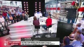 Extinction Rébellion bloque Italie2: Une action inquiétante ? -- Les Grandes Gueules RMC