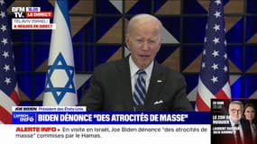 Attaques du Hamas: Joe Biden dénonce "des atrocités de masse qui rappellent l'État islamique" 
