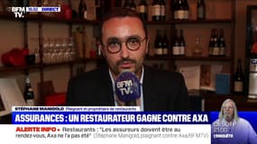 Axa condamné à indemniser un restaurateur: "Le rapport de force était totalement inégal", estime Stéphane Manigold, plaignant