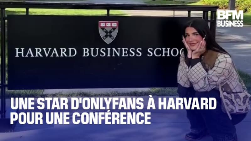 Une star d'Onlyfans à Harvard pour une conférence