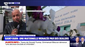 École maternelle près d'un point de deal à Saint-Ouen: "L'État doit répondre présent face à ces dealers, les moyens doivent être mis à la disposition de la police", affirme Driss Karoumi (Alliance 93)