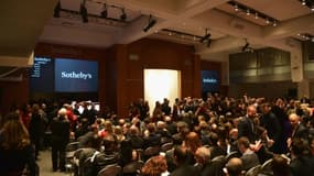 Une séance d'enchères chez Sotheby's à New York, le 23 novembre 2013