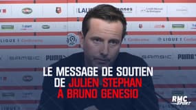Le message de soutien de Julien Stephan à Bruno Genesio