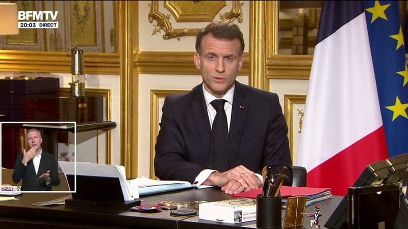 Guerre en Iran: Emmanuel Macron veut que "le peuple iranien puisse lui-même librement décider de son destin"