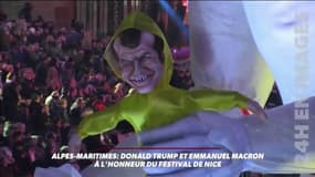 Macron et Trump à l'honneur du Carnaval de Nice