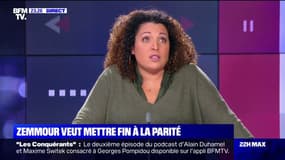 Parité: pour Nora Hamadi, "le débat que pose Éric Zemmour est stupide"