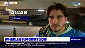 OM-Lille: les supporters déçus 