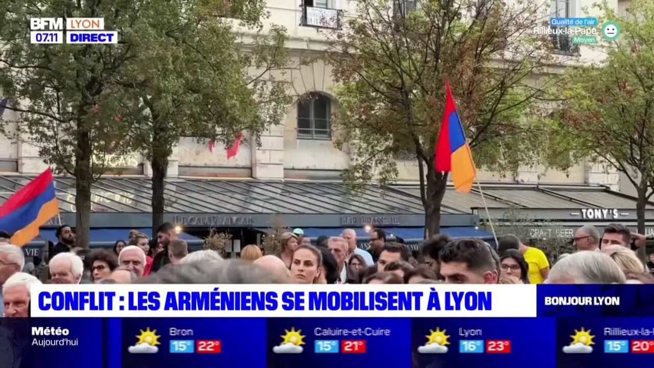 "On se bat pour notre peuple" les Arméniens se sont mobilisés pour leur pays à Lyon