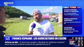 "C'est une mise en garde aux futurs eurodéputés": Jérôme Bayle manifeste aux côtés des agriculteurs français et espagnols