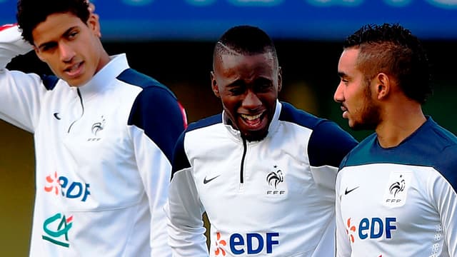 De gauche à droite, Varane, Matuidi et Payet.