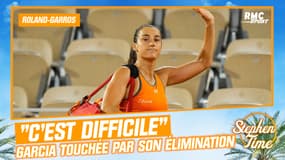 Roland-Garros: "C'est difficile" Garcia encore touchée par son élimination au 2e tour