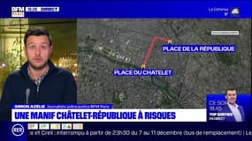 Paris: une nouvelle manifestation Châtelet-République à hauts risques ce samedi contre la loi "sécurité globale" 