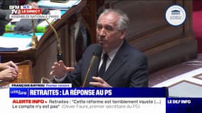 Réforme des retraites: "Nous croyons que cette réunion d'une conférence sociale va déboucher sur un accord", affirme François Bayrou en réponse à Olivier Faure