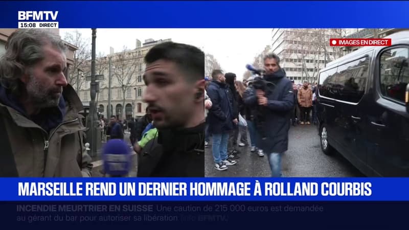 Hommage à Rolland Courbis: "C'est quelqu'un qui a énormément compté pour Marseille et pour l'OM", raconte un supporter