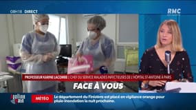 Karine Lacombe est "Face à vous" ce matin sur RMC