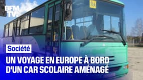 Une famille mayennaise s'apprête à partir pour un tour de l'Europe de trois mois à bord d'un car scolaire aménagé