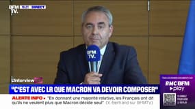 Xavier Bertrand: "Je ne rejoindrai pas le gouvernement d'Emmanuel Macron"