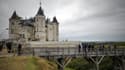 Le château de Saumur, le 18 septembre 2021 à l'arrivée de Jean Castex et Roselyne Bachelot pour la 38e journée du Patrimoine.