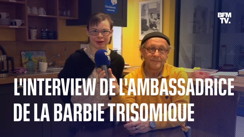 Éléonore Laloux, ambassadrice de la poupée Barbie trisomique, était l'invitée de BFMTV
