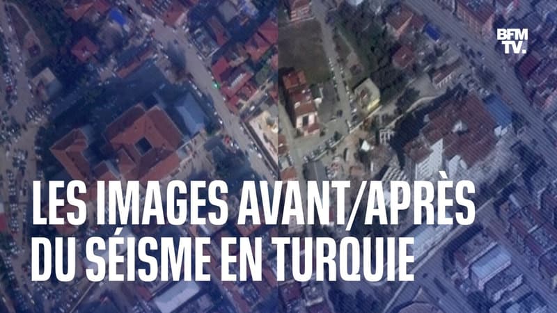 Les images satellites de la Turquie avant et après le séisme