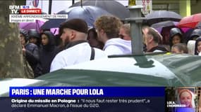 Les images de l'hommage rendu à Lola devant son domicile à Paris