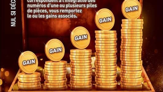 Un ticket du jeu à gratter "Bonne pile" de FDJ.
