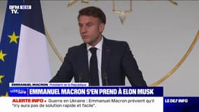États-Unis: Elon Musk soutient "une nouvelle internationale réactionnaire", dénonce Emmanuel Macron